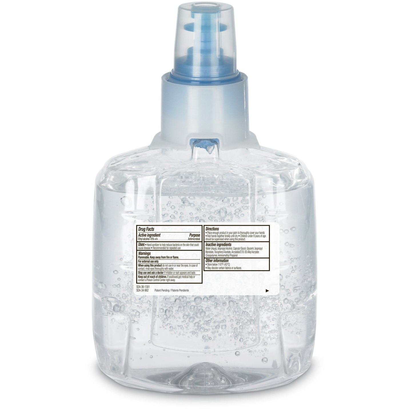 Purell® Advanced Hand Sanitizer 1,200 mL 70% Ethyl Alcohol Gel Green Certified 1903-02