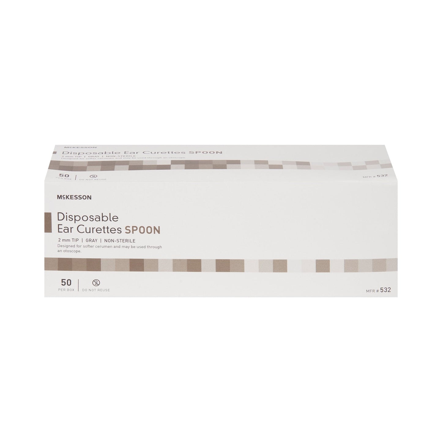 McKesson Ear Curette, 2 mm, Cup Tip 532