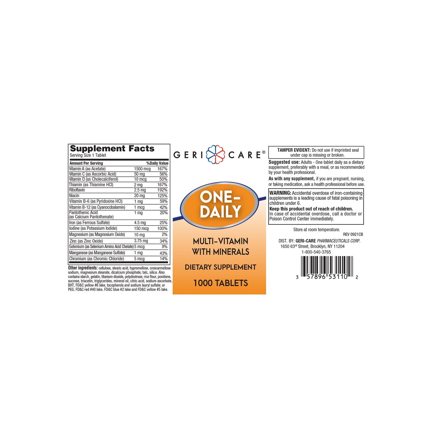 Geri-Care® Acetaminophen Pain Relief 221-01-GCP