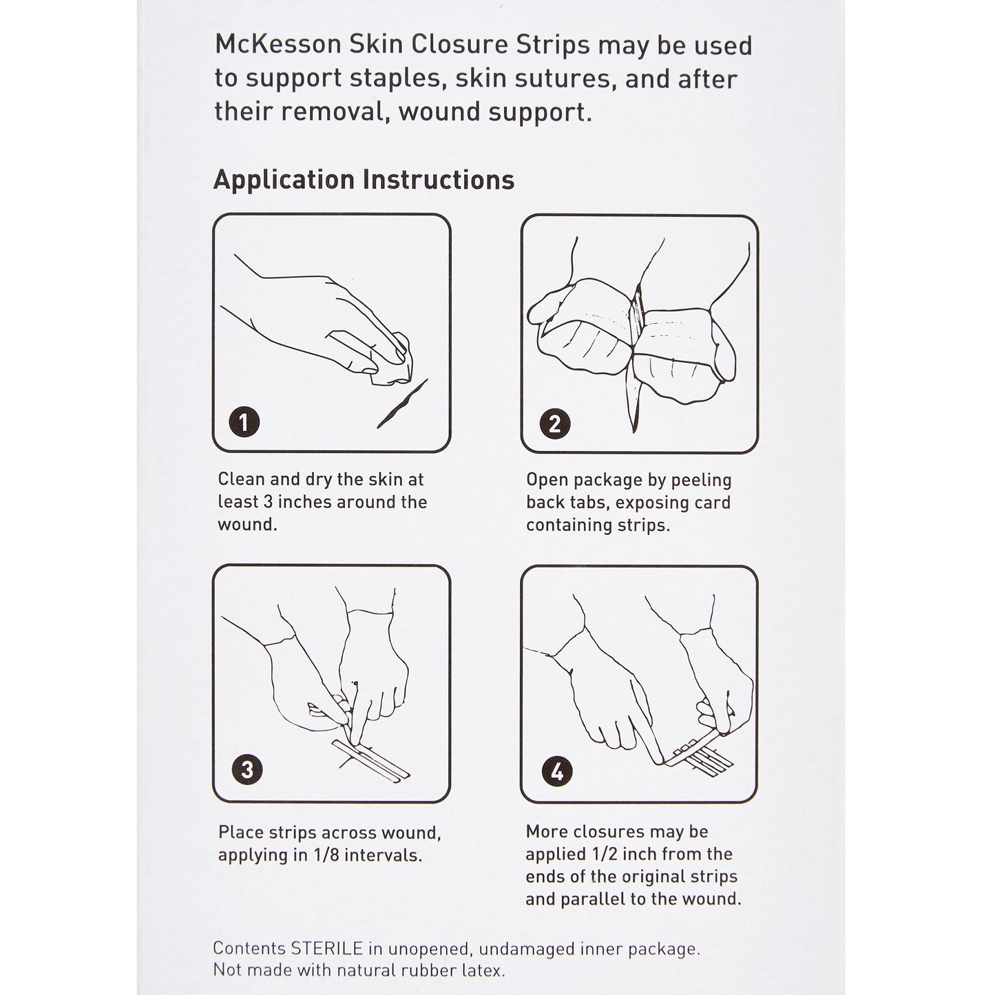 McKesson Skin Closure Reinforced Strip 3009