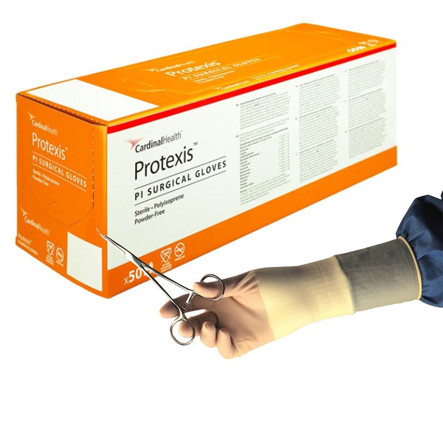 Protexis™ PI Polyisoprene Surgical Glove, Size 8, Ivory 2D72PT80X