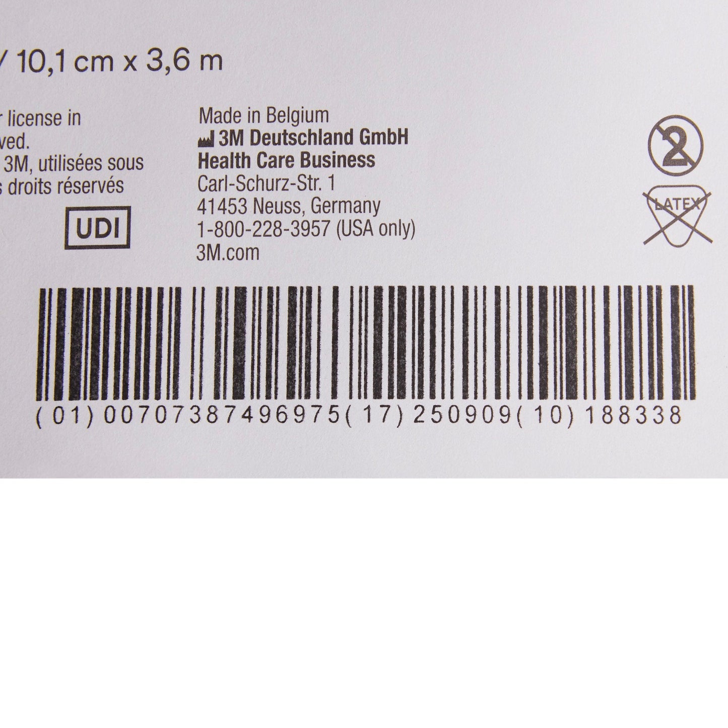 3M™ White Polyester Undercast Cast Padding, 4 Inch x 4 Yard CMW04