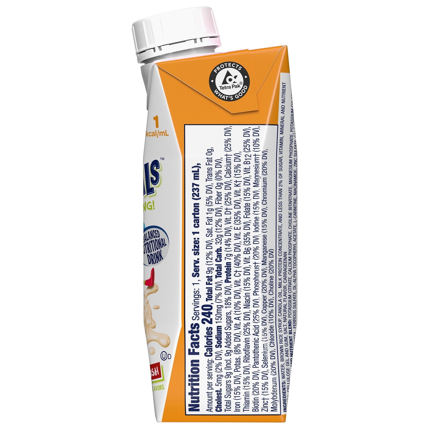 Boost® Kid Essentials™ Balanced Nutritional Drink, Strawberry, 8-ounce carton 00043900285740