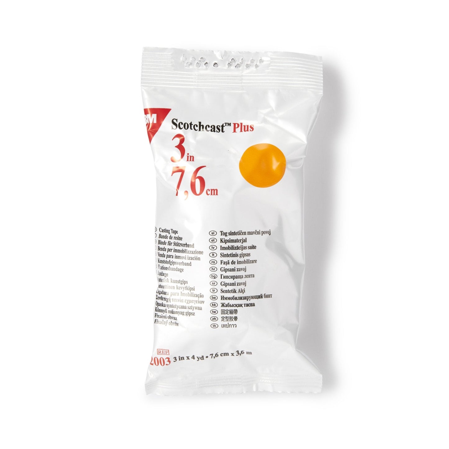 3M™ Scotchcast™ Plus Bright Orange Cast Tape, 3 Inch x 4 Yard 82003W