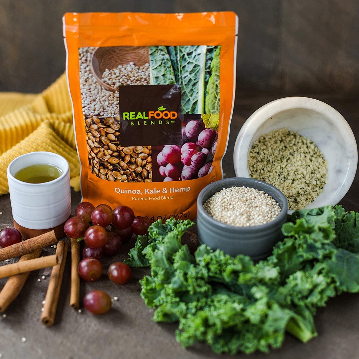 Real Food Blends™ Quinoa, Kale & Hemp Pureed Food Blend for Tube Feed, 9.4-ounce 176992