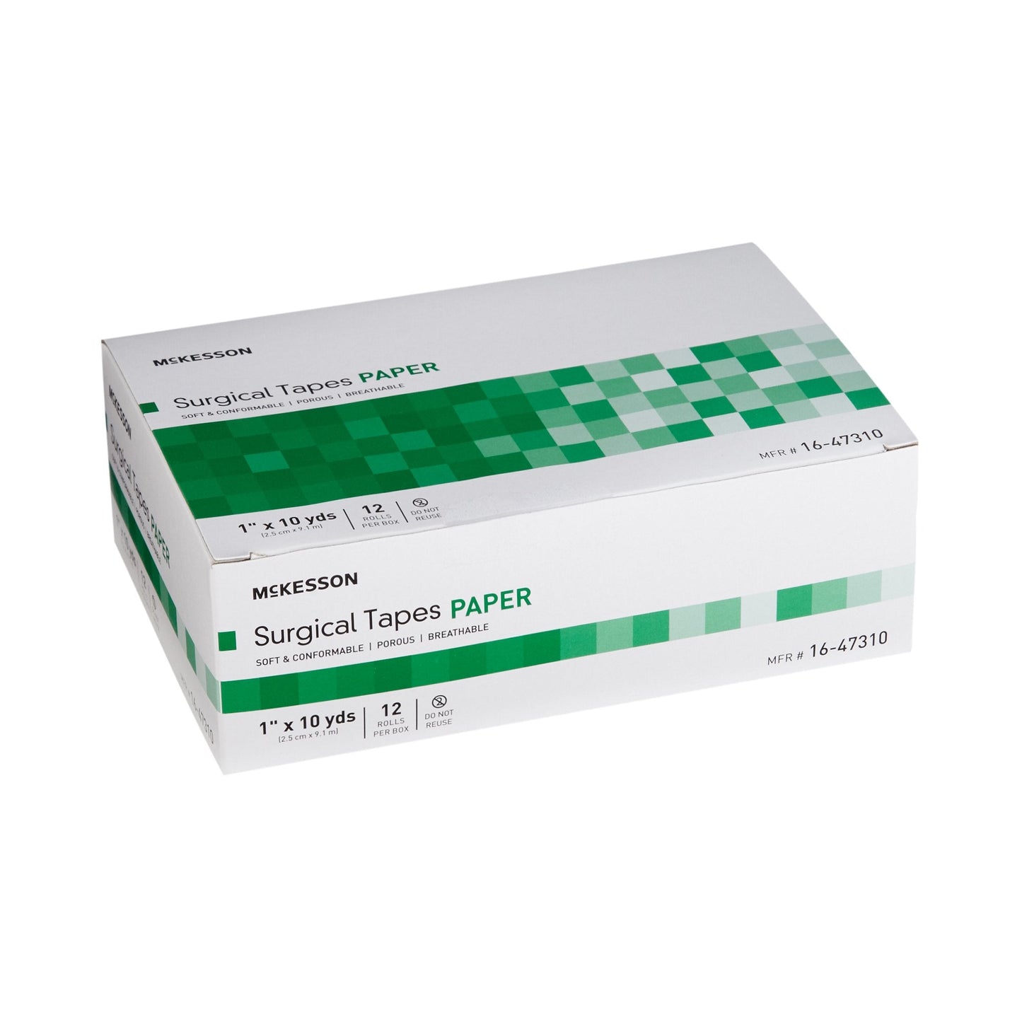 McKesson Paper Medical Tape, 1 Inch x 10 Yard, White 16-47310