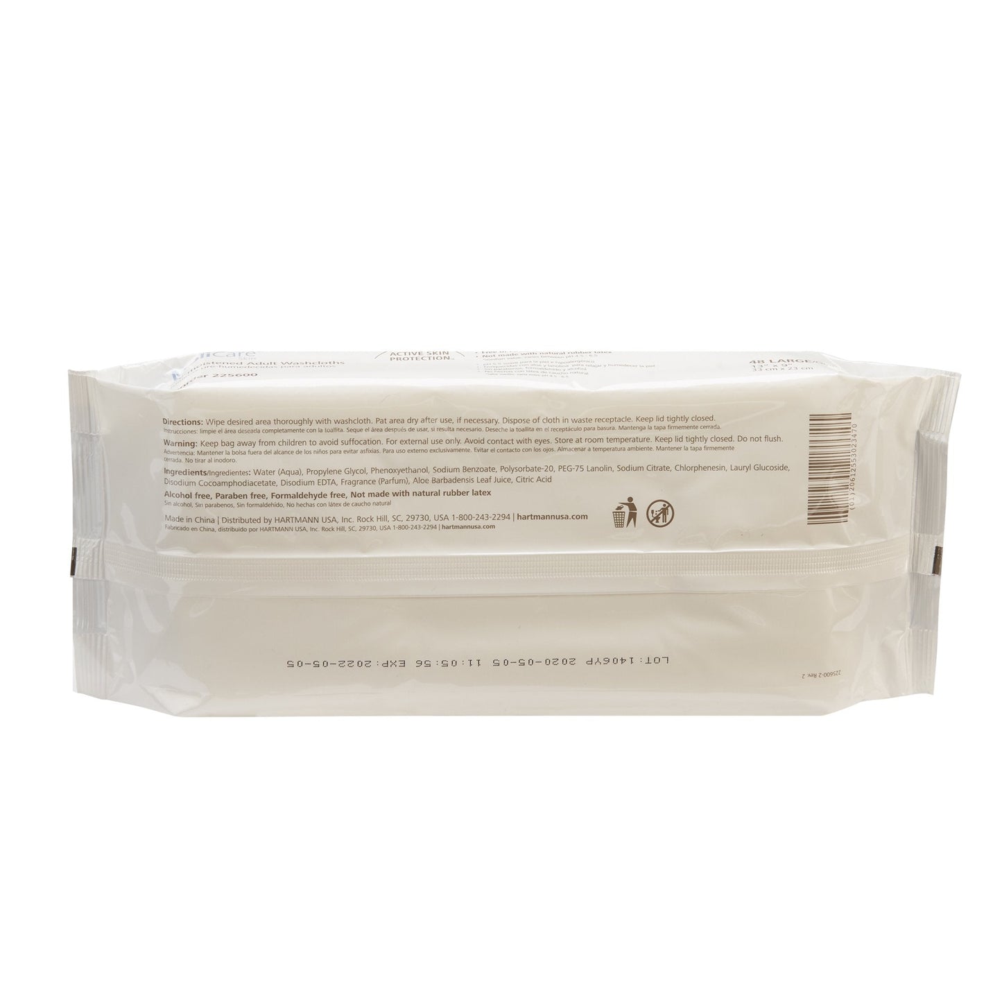 MoliCare® Scented Skin Washcloths, Soft Pack 225600