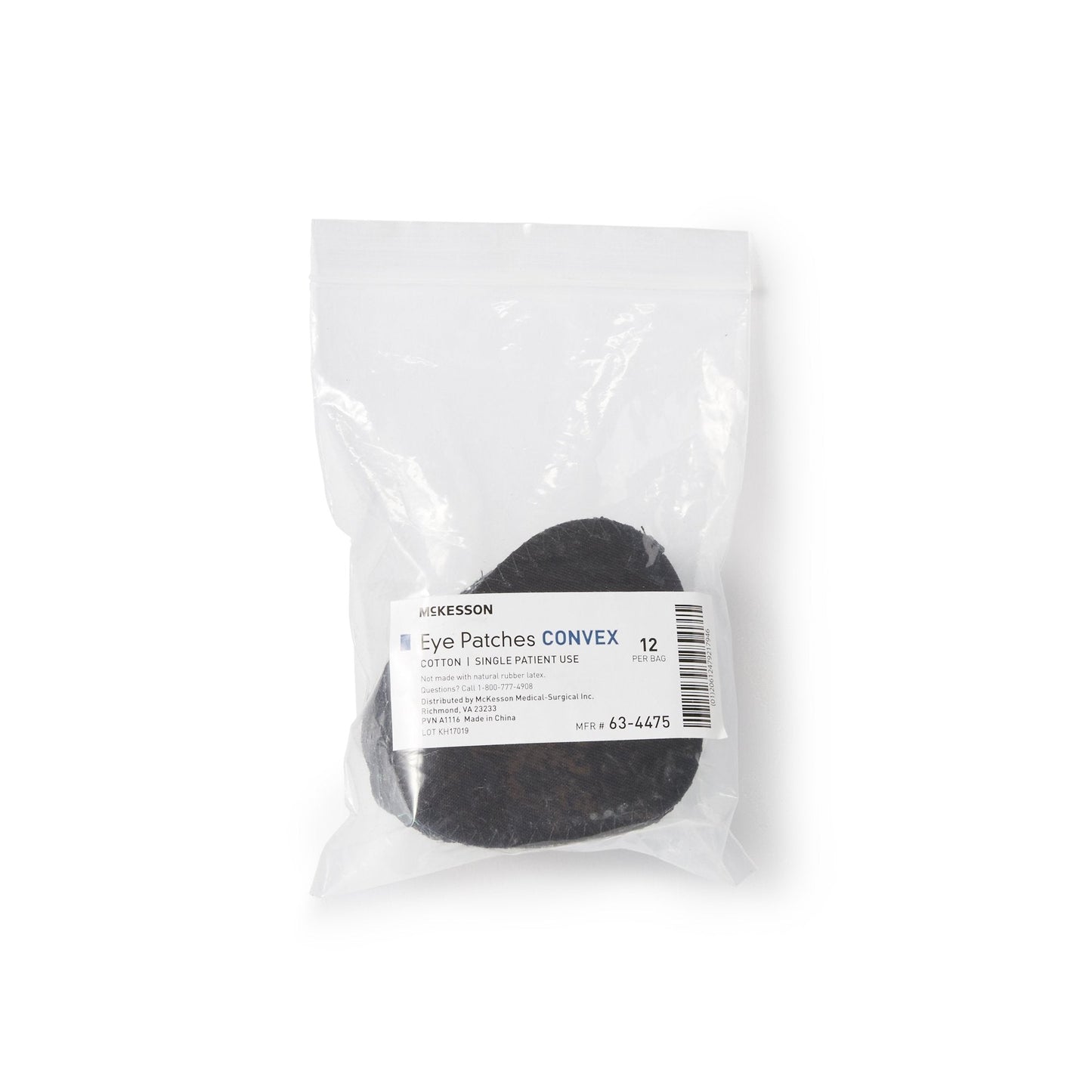 McKesson Convex Eye Patch, One Size Fits Most 63-4475