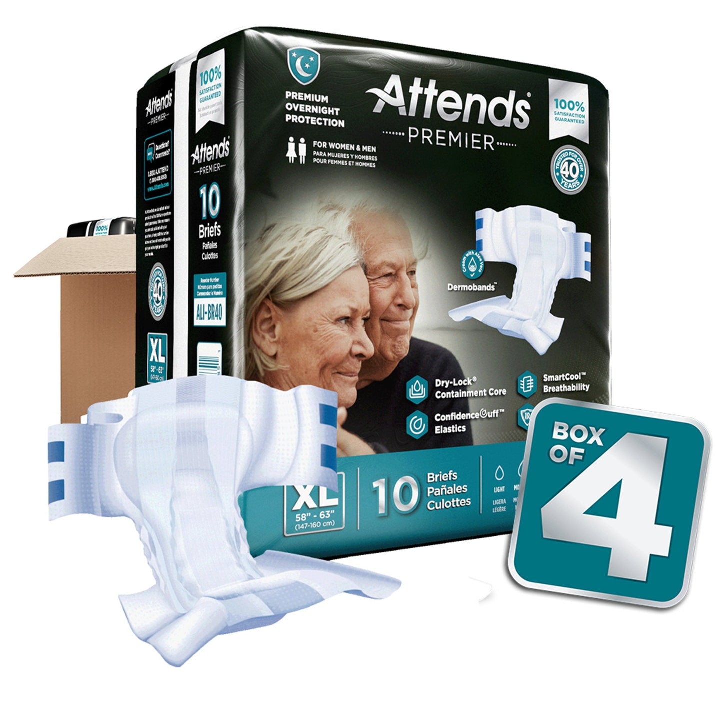 Attends® Premier Briefs, Extra Large ALI-BR40