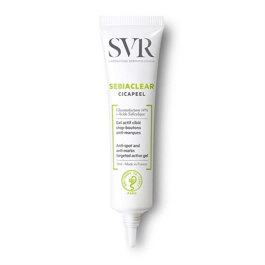 SVR Sebiaclear Cicapeel Post-Acne Care Gel for Sensitive Skin - Paraben Free, Salicylic Acid Skincare