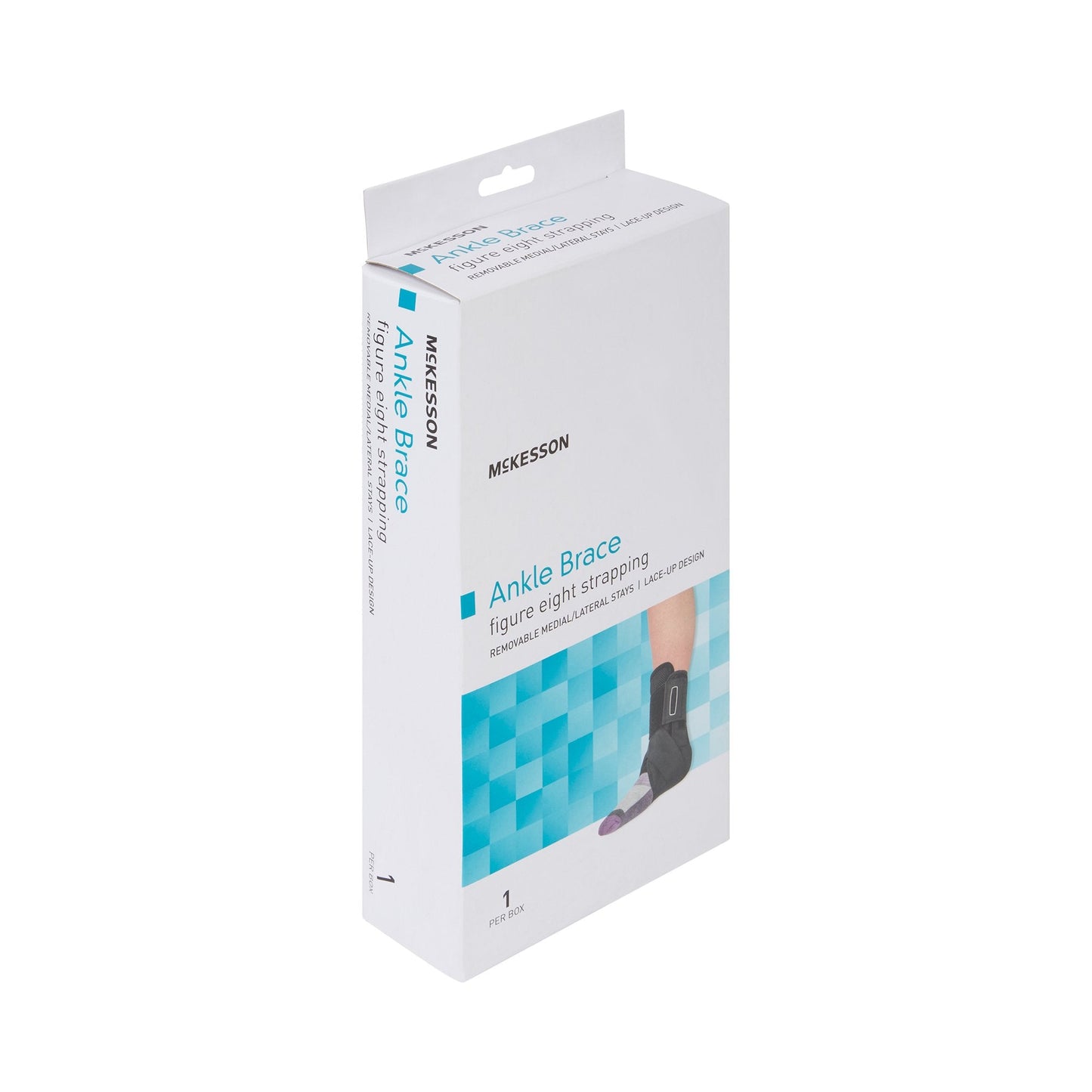 McKesson Low Profile Open Heel Open Toe Ankle Brace, Small 155-81-97043