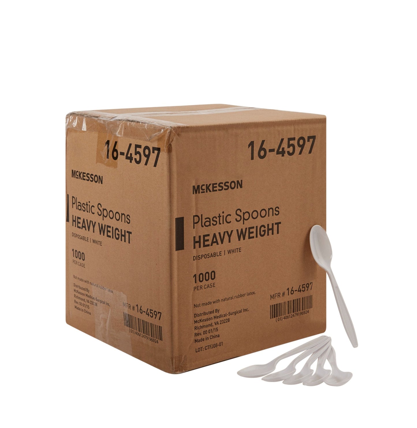 McKesson Polypropylene Spoon, White 16-4597