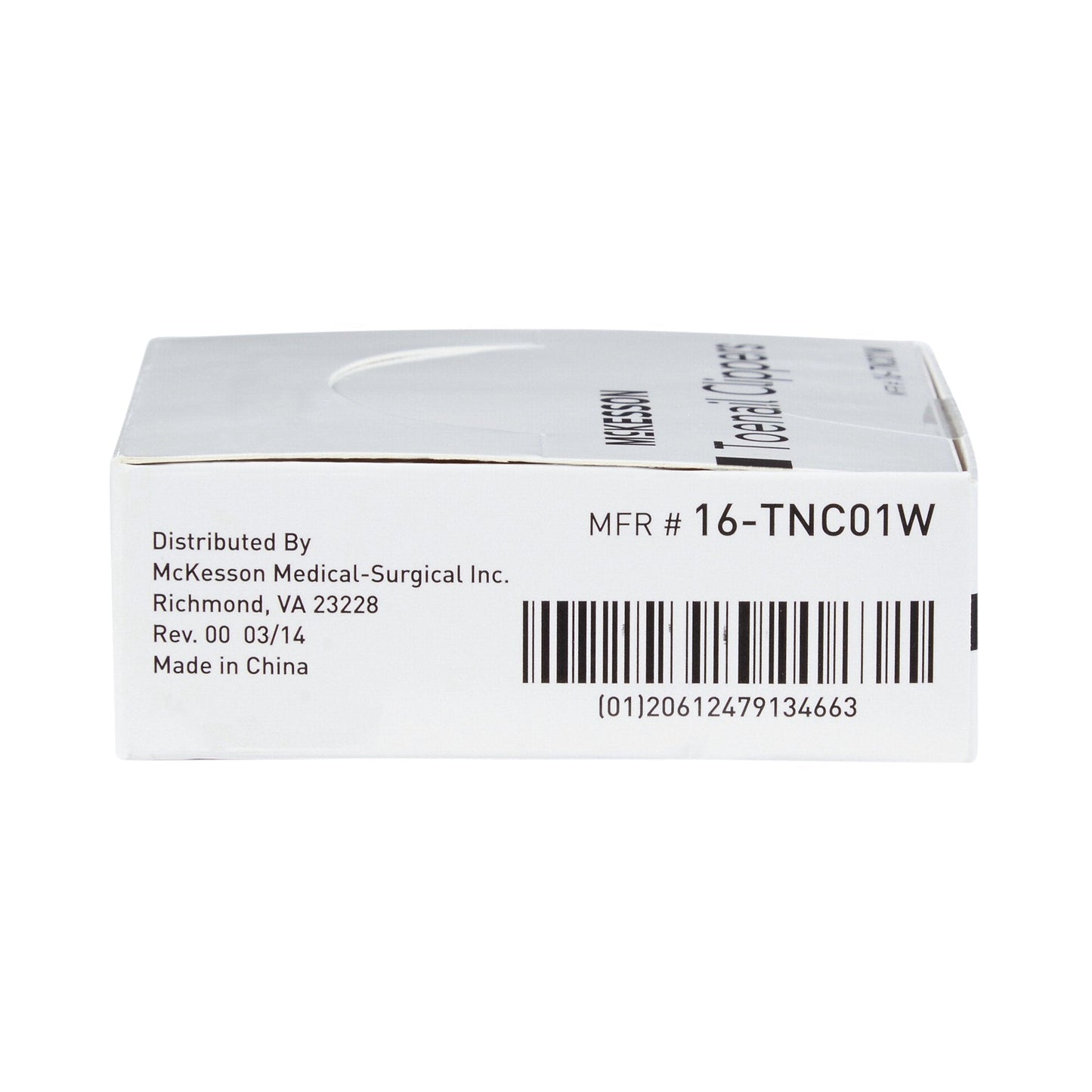 McKesson Toenail Clippers, Thumb Squeeze Lever 16-TNC01J