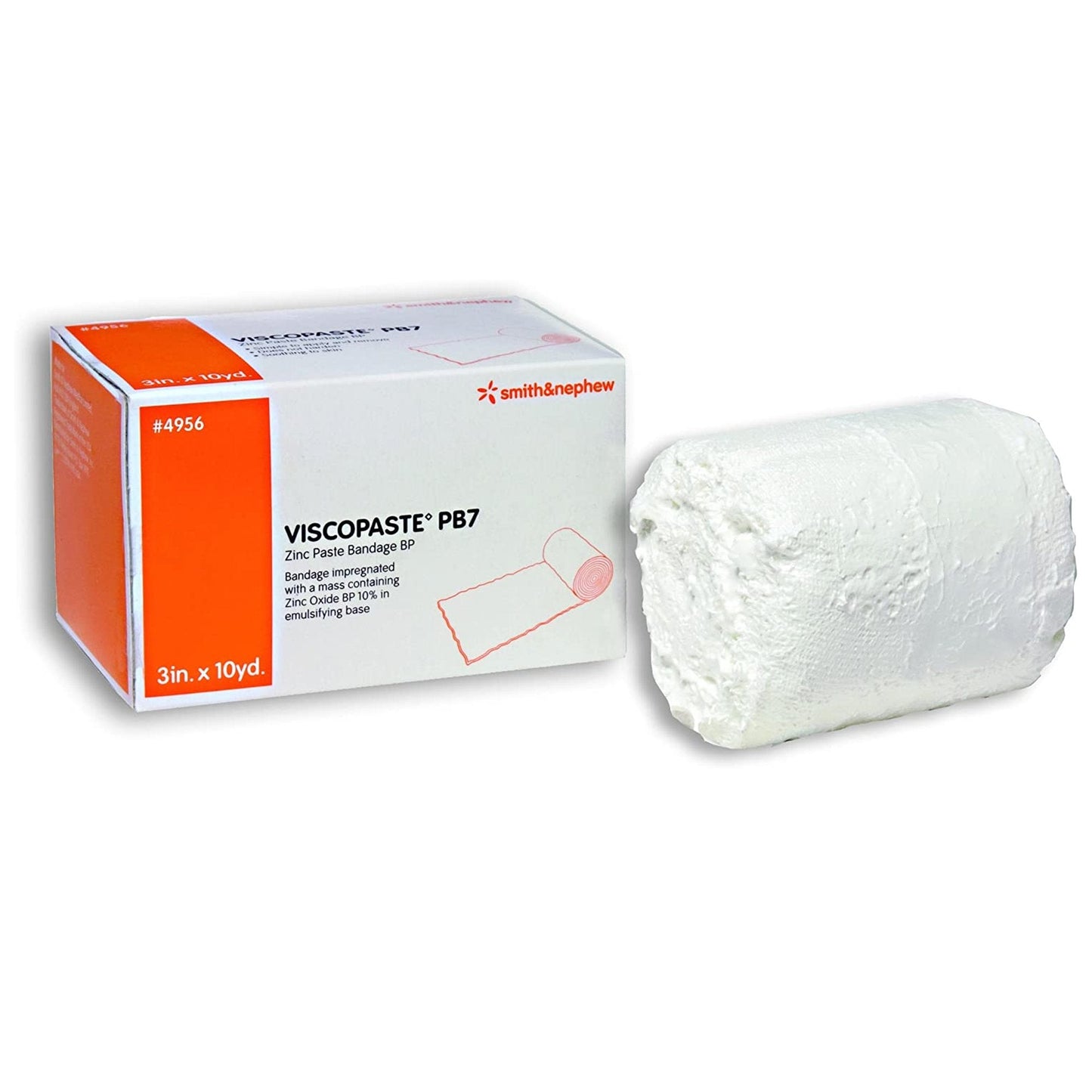 Viscopaste® PB7 Zinc Impregnated Dressing, 3 Inch x 10 Yard 4956