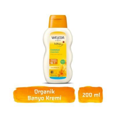 Weleda Organic Baby Bath Cream with Calendula - Gentle, Moisturizing, and Natural Skincare for Infants - 6.76 fl oz