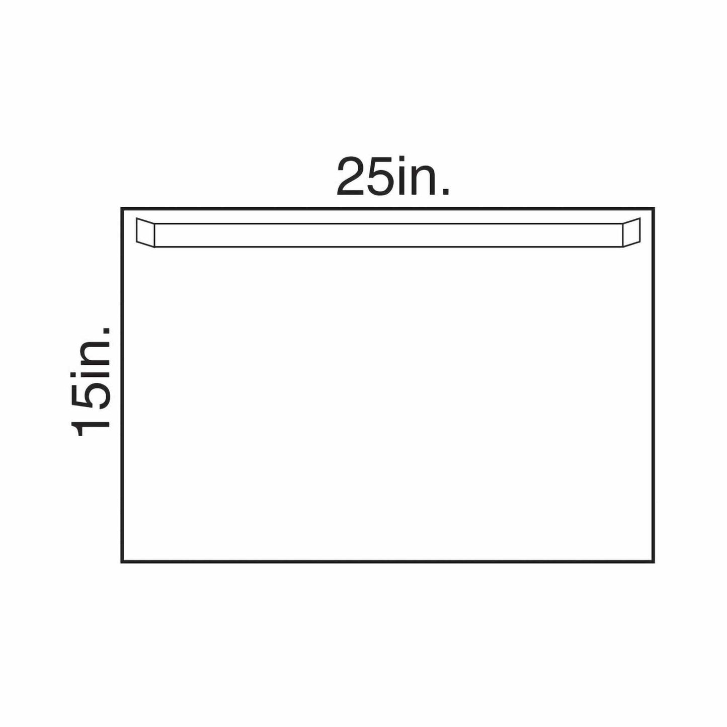 General Purpose Drape Halyard Utility Drape with Tape 25 W X 15 L Inch Sterile - 89731