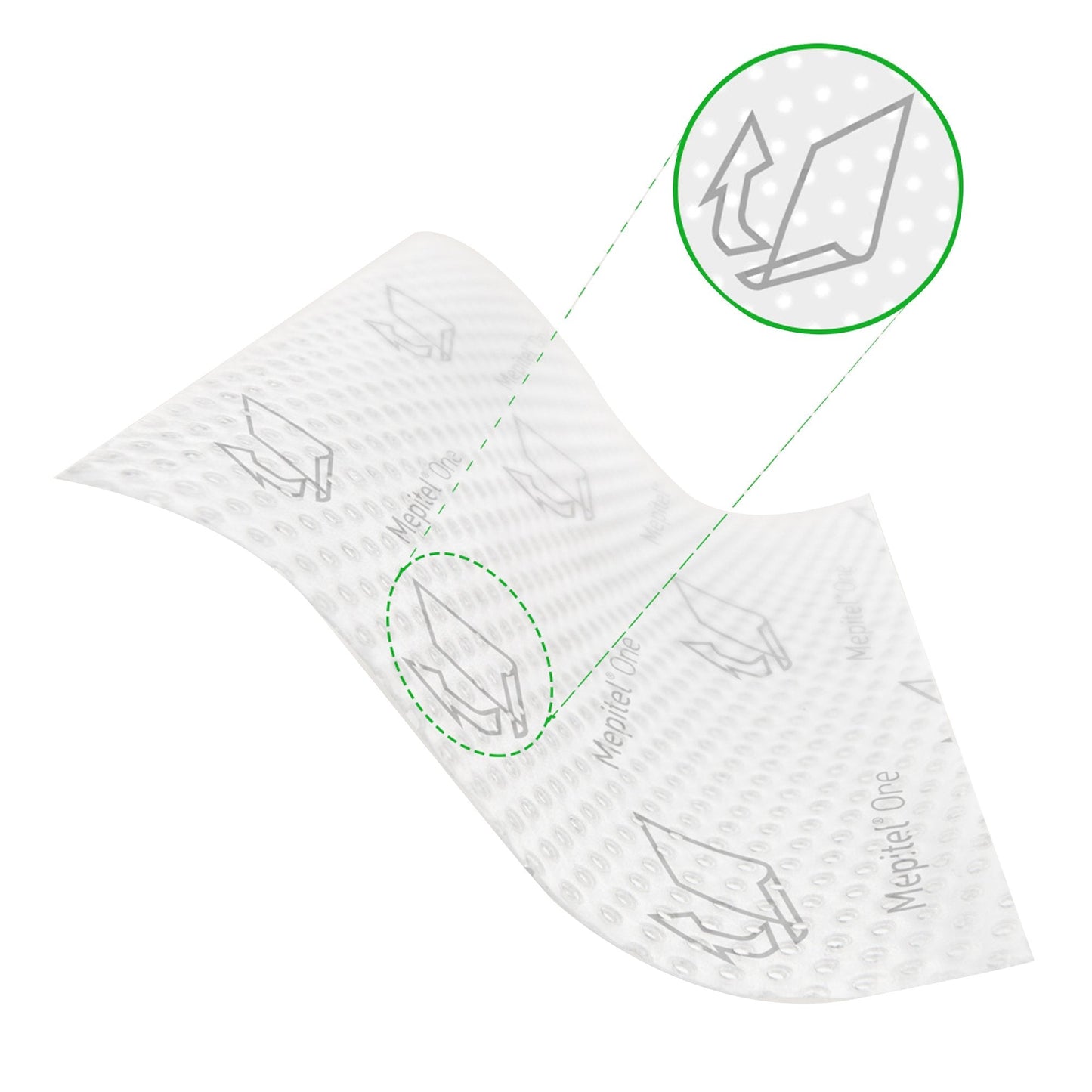 Mepitel® One Silicone Dressing, 3 x 4 Inch 289300