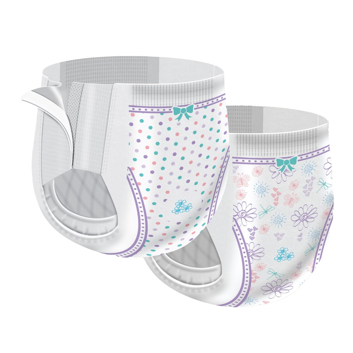 Cutie Pants® Toddler Training Pants, Pink Princess Print, 4T – 5T, Over 35 lbs. CR9008