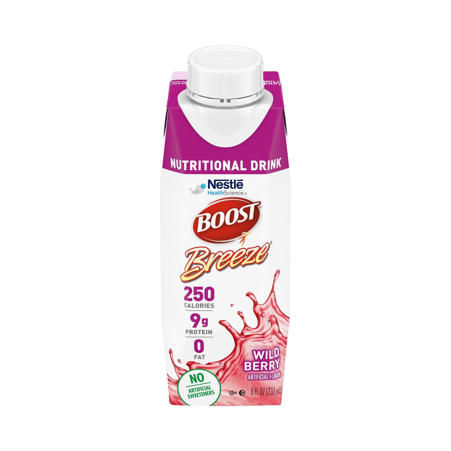 Boost Breeze® Wild Berry Nutritional Drink, 8-ounce carton 00043900685601