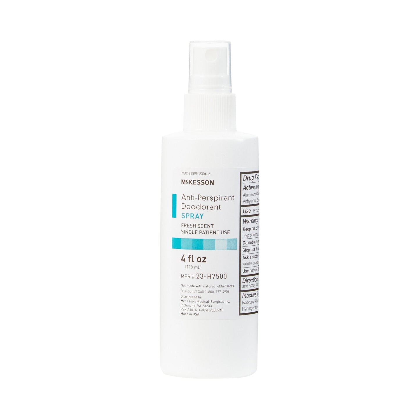 McKesson Antiperspirant / Deodorant, Fresh Scent, 4 oz Spray 23-H7500