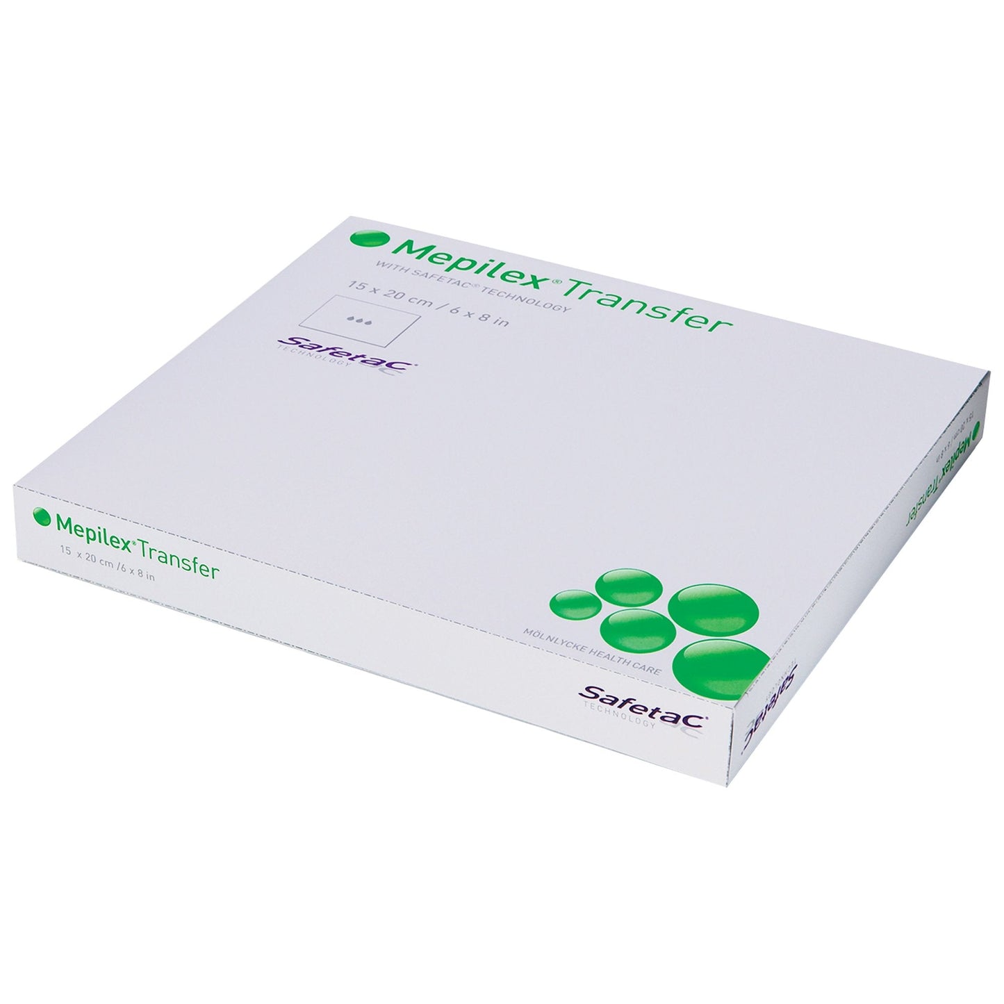 Mepilex® Transfer Thin Foam Dressing, 6 x 8 Inch 294899
