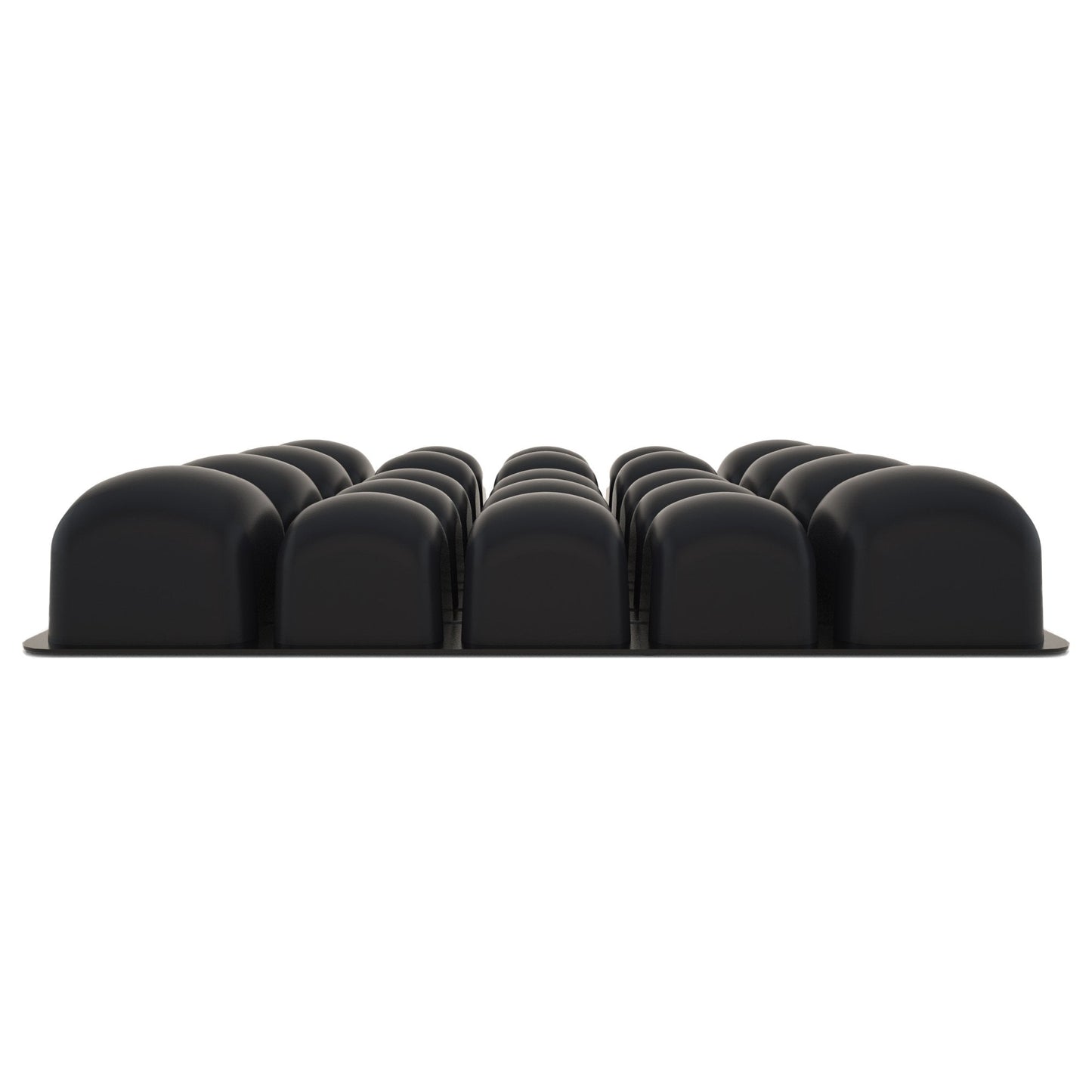ROHO® Mosaic® Inflatable Seat Cushion, 18 x 16 x 3 Inch, Air Cells, Black MOS1816CA