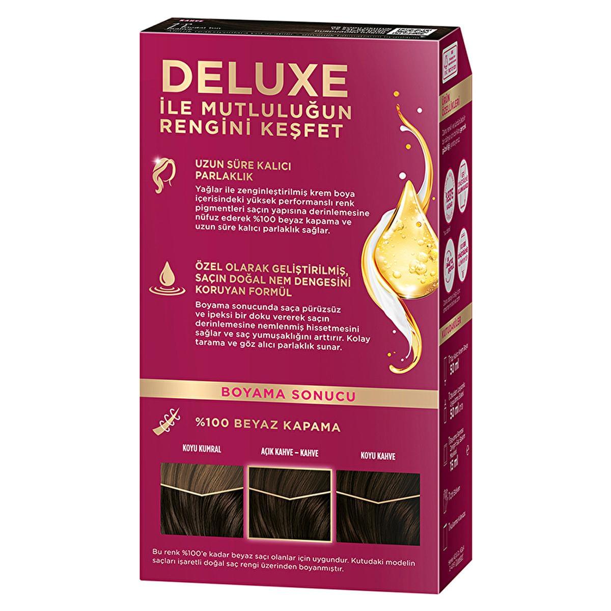 Palette Deluxe 4-0 Brown Hair Dye - Long-Lasting Hair Dye for Vibrant Color