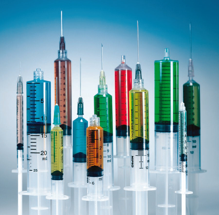 Standard Hypodermic Syringe with Needle Nipro® 5 mL 1 Inch 20 Gauge NonSafety Regular Wall - JD+05L2025
