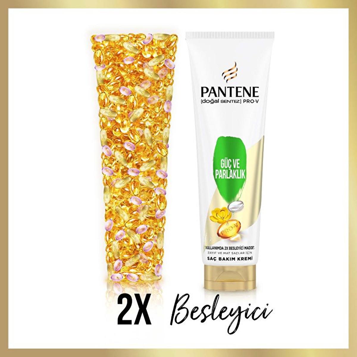 Pantene Doğal Sentez Hair Care Cream for Weak & Lifeless Hair - Nourishing, Strengthening & Shine - 9.30 fl oz