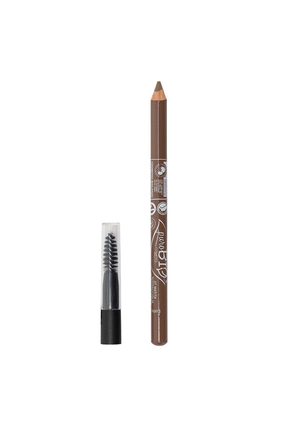Purobio Eyebrow Pencil - Paraben-Free, Precise Application for Natural Brows